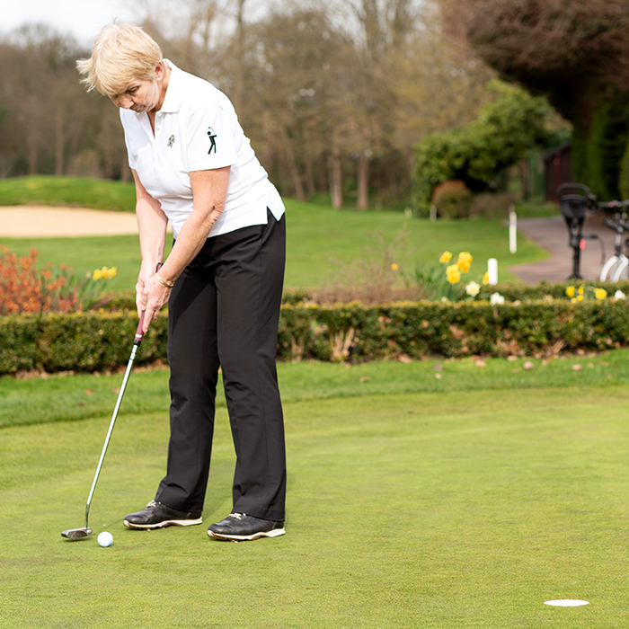 white womens golf shirt